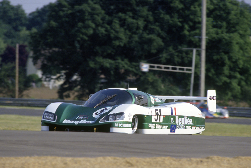 The P88 Peugeot in action.