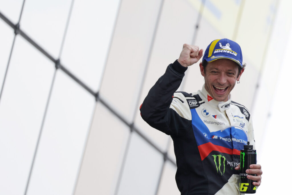 Valentino Rossi in the Le Mans 2024 teams and drivers line up