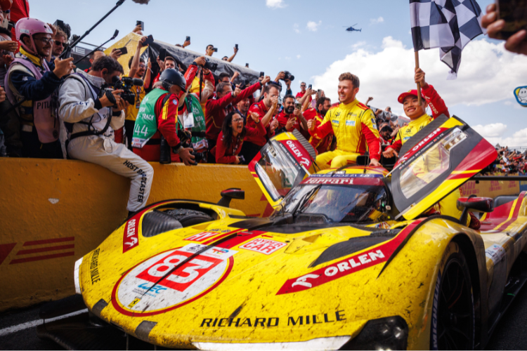 Phil Hanson winning Le Mans 1